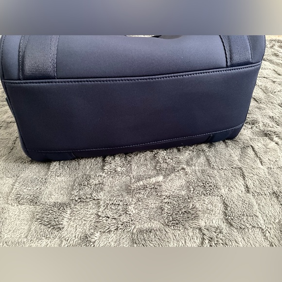 Dagne Dover Landon Carryall Medium ~Navy Travel Bag. Dust Bag added - Picture 7 of 11